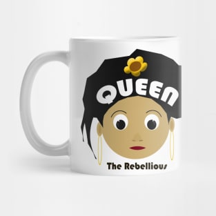 The Rebellious Queen with Beautiful Afro Hair Mug